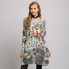 Load image into Gallery viewer, XIKOI Long Oversize Sweater Women Spring Pullover Casual Batwing Sleeve Cartoon Print Fashion Autumn Woman Sweaters Pullovers