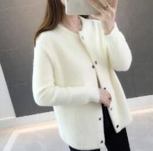 Load image into Gallery viewer, Autumn and winter women's clothing Mink fur autumn and winter sweater coat 2019 new women's loose velvet long-sleeved cardigan