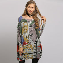 Load image into Gallery viewer, XIKOI Wool Oversized Sweater For Women Winter Warm Long Pullover Dresses Fashion Print Jumper Casual Knitted Sweaters Pull Femme