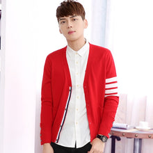 Load image into Gallery viewer, 2019 New Spring Fashion Sweater Lovers Clothing Couples Matching Cardigan Sweater Slim V-neck Sweater Cardigan