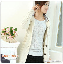 Load image into Gallery viewer, 2019 new arrive fashion winter cardigans Korean style wholesale dropship long sleeve solid with hooded women warm sweaters E307