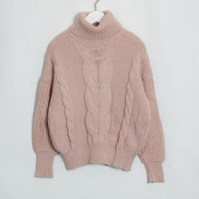 Load image into Gallery viewer, Wixra Turtleneck Sweaters 2019 Autumn Winter Solid Stylish Color Casual Ladies Knitted Women's Jumpers Sweater And Pullovers
