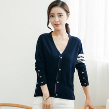 Load image into Gallery viewer, 2019 New Spring Fashion Sweater  Lovers Clothing Couples Matching Cardigan Sweater Slim V-neck Sweater Cardigan
